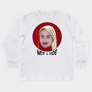 Not a hoe - Darcey Silva Kids Long Sleeve T-Shirt